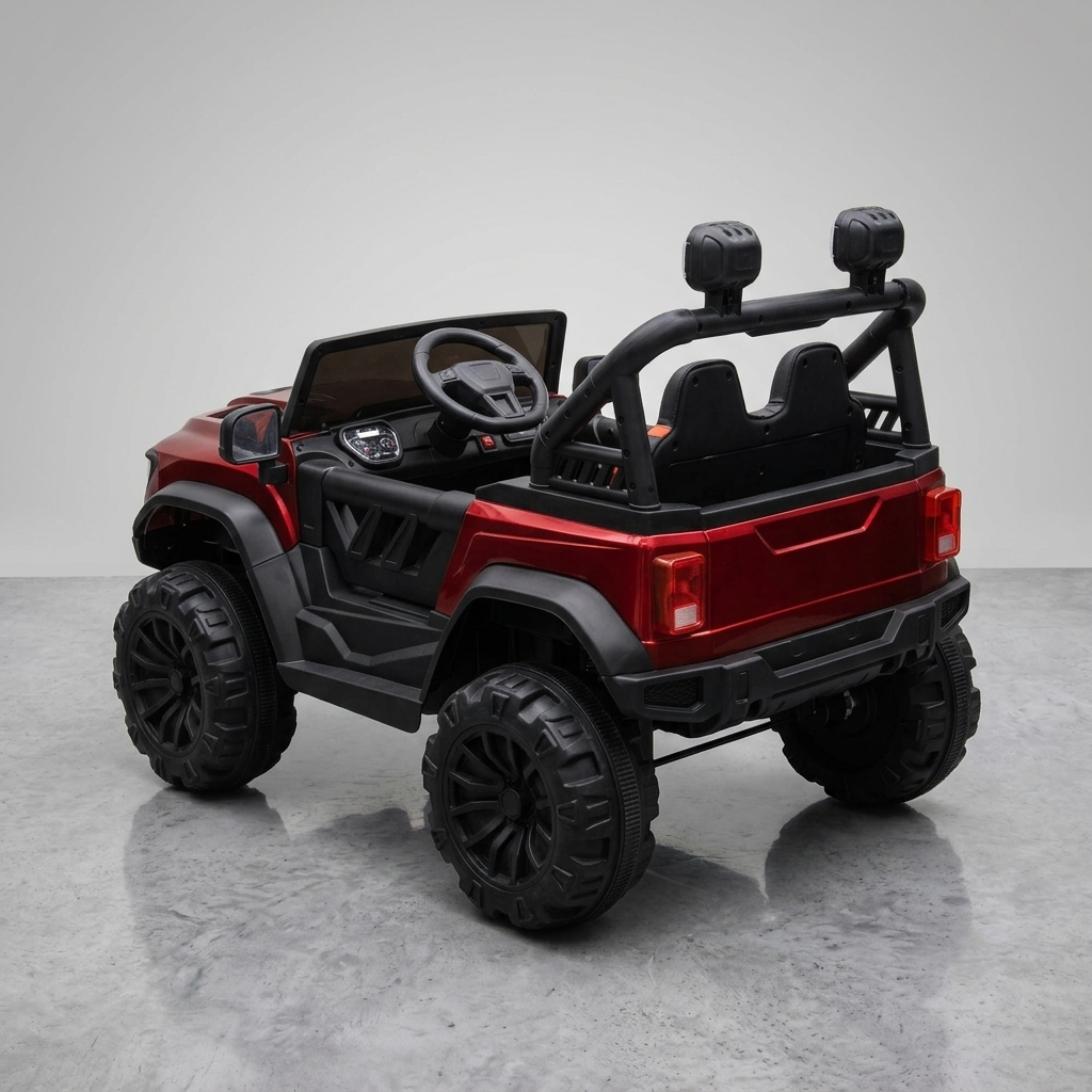 Adventure Ready Kids' Off-Road Electric Ride-On Truck – Sporty Red