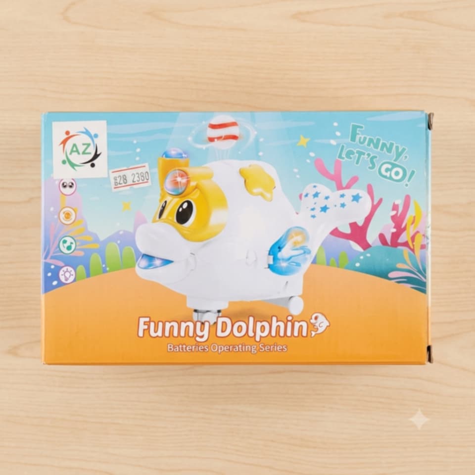 Interactive Funny Dolphin Electric Toy with Lights & Sound