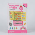 Interactive Penguin Fridge Pretend Play Kitchen Toy with Sound & Light (Ages 3+)