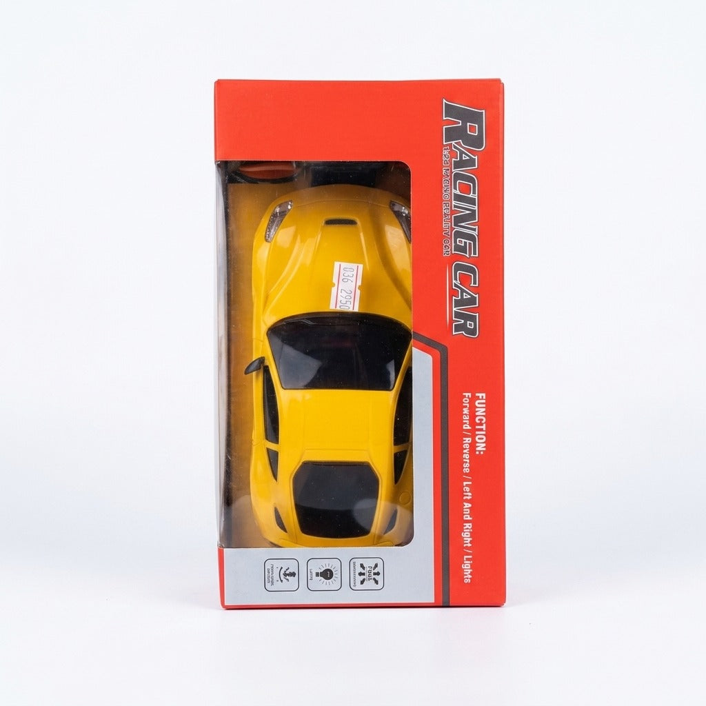1:20 Scale Remote Control Racing Sports Car Toy with Lights (Ages 3+)