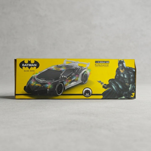 1:16 Scale Batman Racing Series RC Car – High-Speed Remote Control Toy Car with Colorful LED Lights