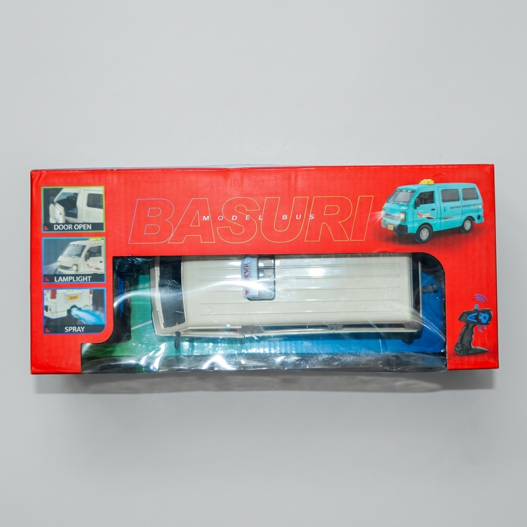 Angkot Mas Basuri RC Model Bus &amp; Van Toy – Interactive 2.4GHz Remote Control Indonesian Public Transit Car
