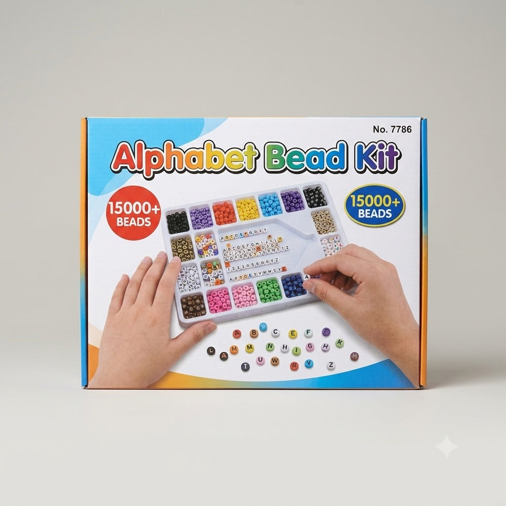 Ultimate Alphabet Bead Kit (15000+ Pieces) – Mega DIY Friendship Bracelet Making &amp; Jewelry Craft Set