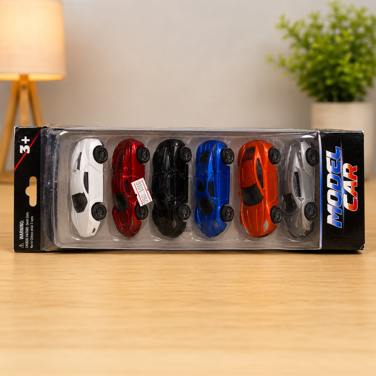 Premium Die-Cast Model Car Set – 6-Pack Multicolor Racing Sports Cars Toy Collection