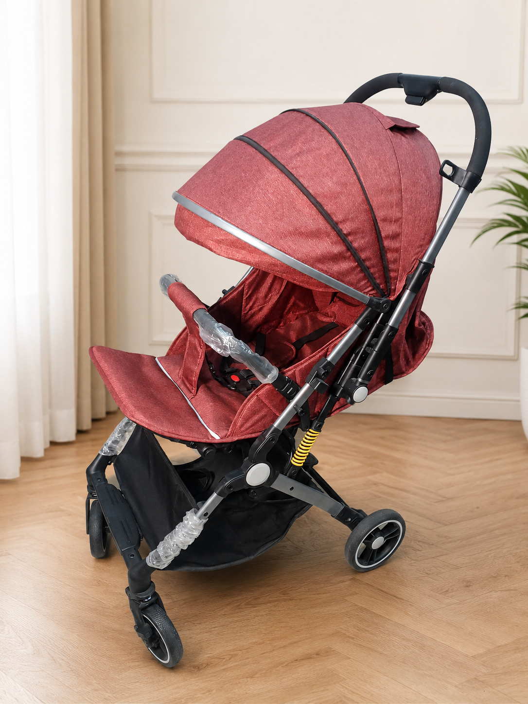 Luxury Baby Stroller – Foldable, Comfortable &amp; Travel-Friendly Pram