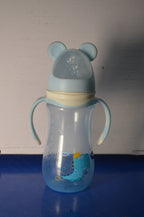 Minitree Anti-Colic Baby Feeding Bottle with Easy-Grip Handles (Blue, 300ml)