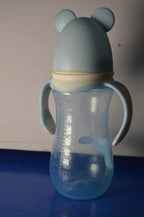 Minitree Anti-Colic Baby Feeding Bottle with Easy-Grip Handles (Blue, 300ml)