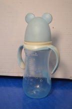 Minitree Anti-Colic Baby Feeding Bottle with Easy-Grip Handles (Blue, 300ml)