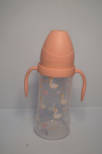 Little Birds Large Capacity Baby Transition Bottle with Easy-Grip Handles (Sage Green, 330ml)