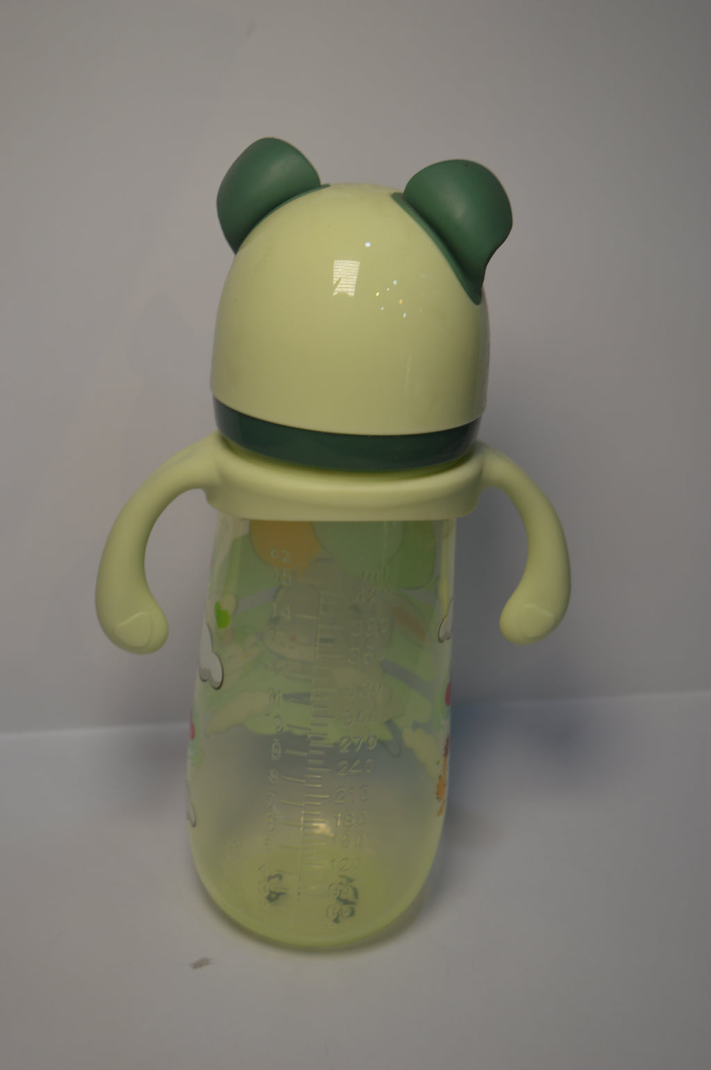 Little Koala Extra-Large Baby Transition Bottle with Easy-Grip Handles (Sage Green, 420ml)
