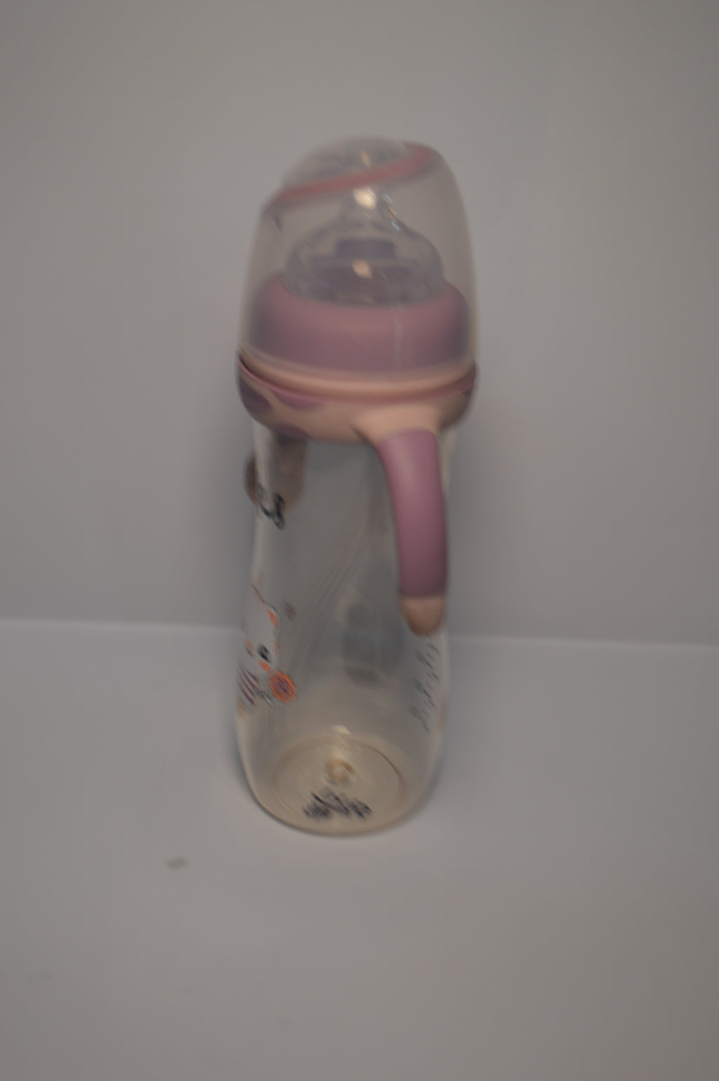 Happy Cat Spill-Proof Toddler Transition Bottle – Easy-Grip Trainer Cup (300ml)