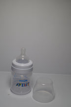 Philips Avent Anti-Colic Baby Bottle – Newborn Starter Feeder (Clear, 125ml / 4oz)