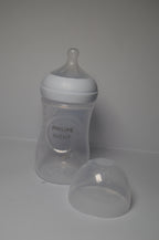Philips Avent Natural Response Baby Bottle – Anti-Colic Infant Feeder (Clear, 260ml / 9oz)