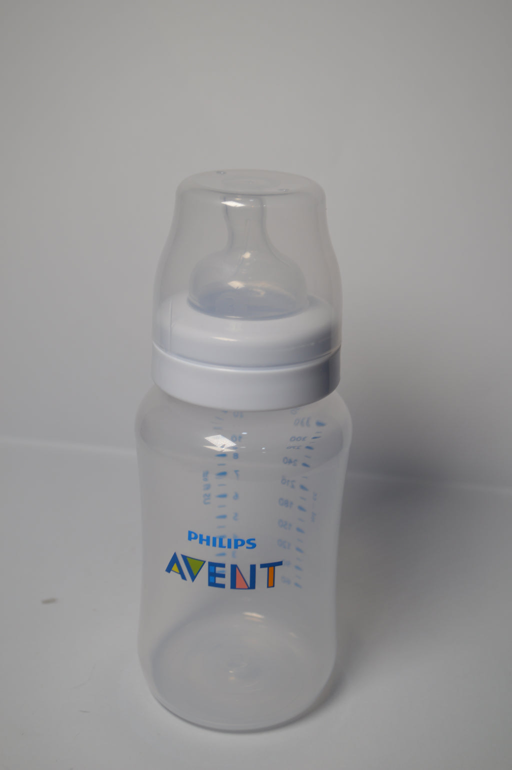 Philips Avent Anti-Colic Baby Bottle – Newborn Starter Feeder (Clear, 125ml / 4oz)