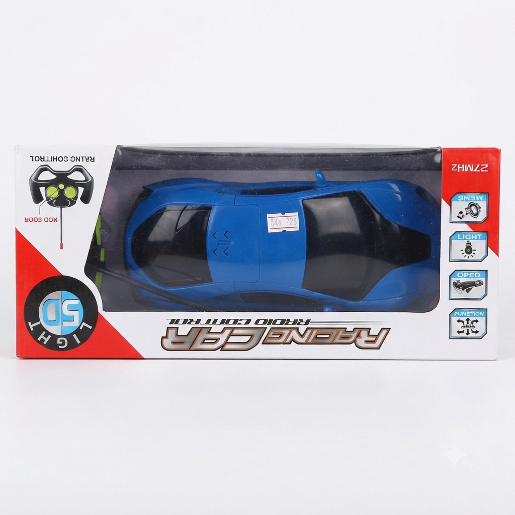 3D Famous Car Remote Control Sports Car with 3D Lights (Ages 3+)
