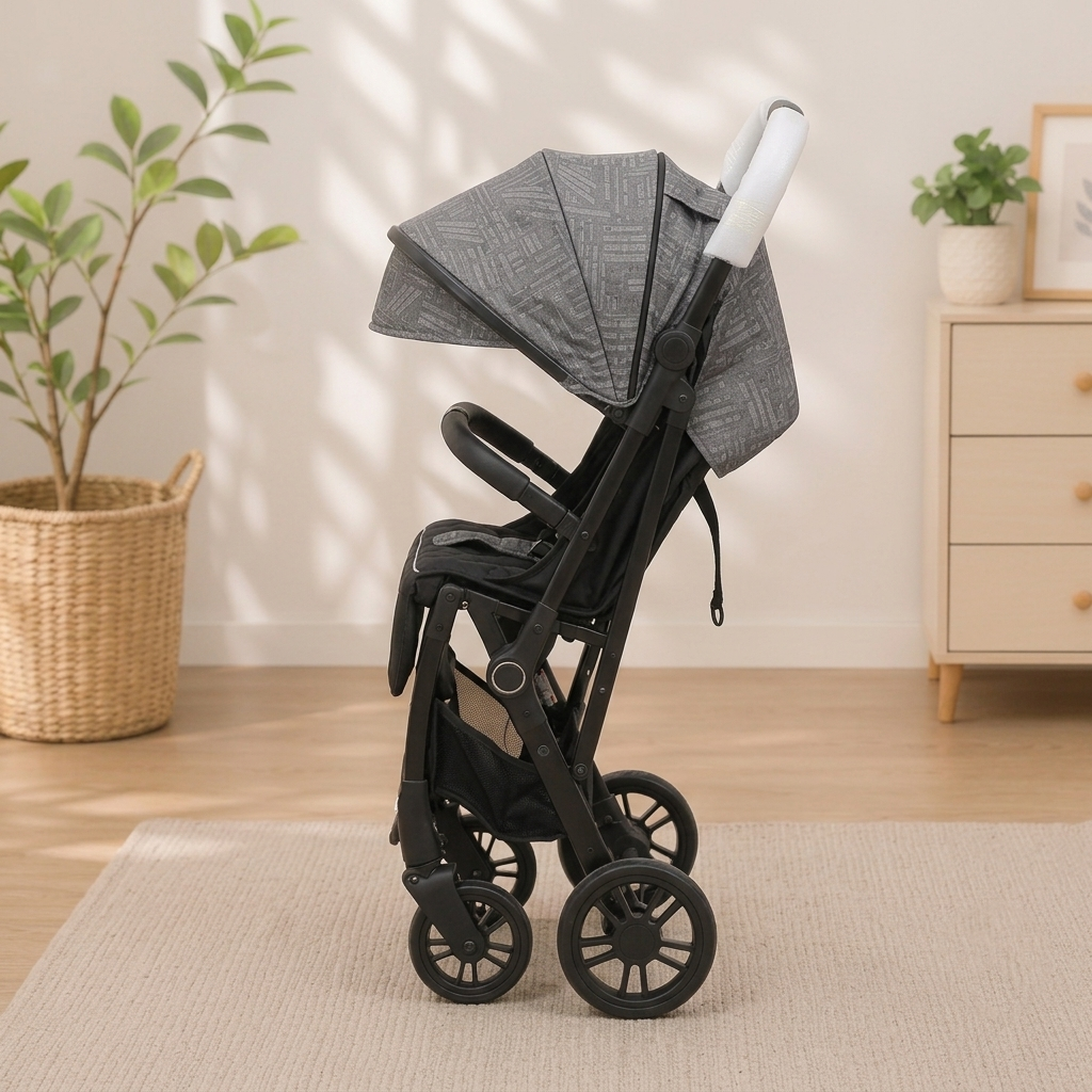 Bravo Urban Adventure Stroller: Compact Travel System with Padded Comfort & Sun Protection