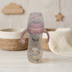 Happy Cat Spill-Proof Toddler Transition Bottle – Easy-Grip Trainer Cup (300ml)