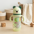 Little Koala Extra-Large Baby Transition Bottle with Easy-Grip Handles (Sage Green, 420ml)