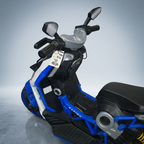 High-Octane Kids’ Electric Ride-On Racing Scooter