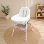 JoyRide 2-in-1 Toddler Highchair – Modern Plastic Feeding Chair with Storage Basket