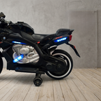 HyperGlow GT-RS Kids Electric Ride-On Motorcycle – Premium 12V Toddler Motorbike with LED Lights