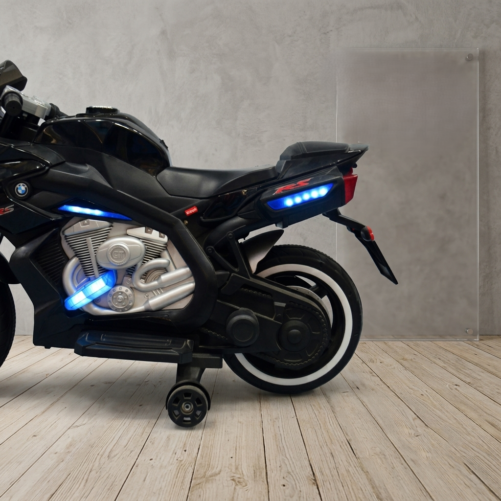 HyperGlow GT-RS Kids Electric Ride-On Motorcycle – Premium 12V Toddler Motorbike with LED Lights