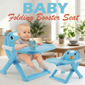 Deluxe Portable Travel High Chair – Ultra-Compact Folding Baby Booster Seat with Detachable Feeding Tray