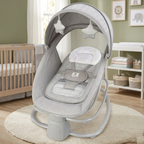 Mastela 4-in-1 Deluxe Multi-Functional Bassinet &amp; Infant Rocker – Convertible High-Chair, Auto Swing, and Toddler Seat