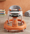 Speedster Interactive Baby Walker – 2-in-1 Toddler Activity Center with Racing Steering Wheel &amp; Music
