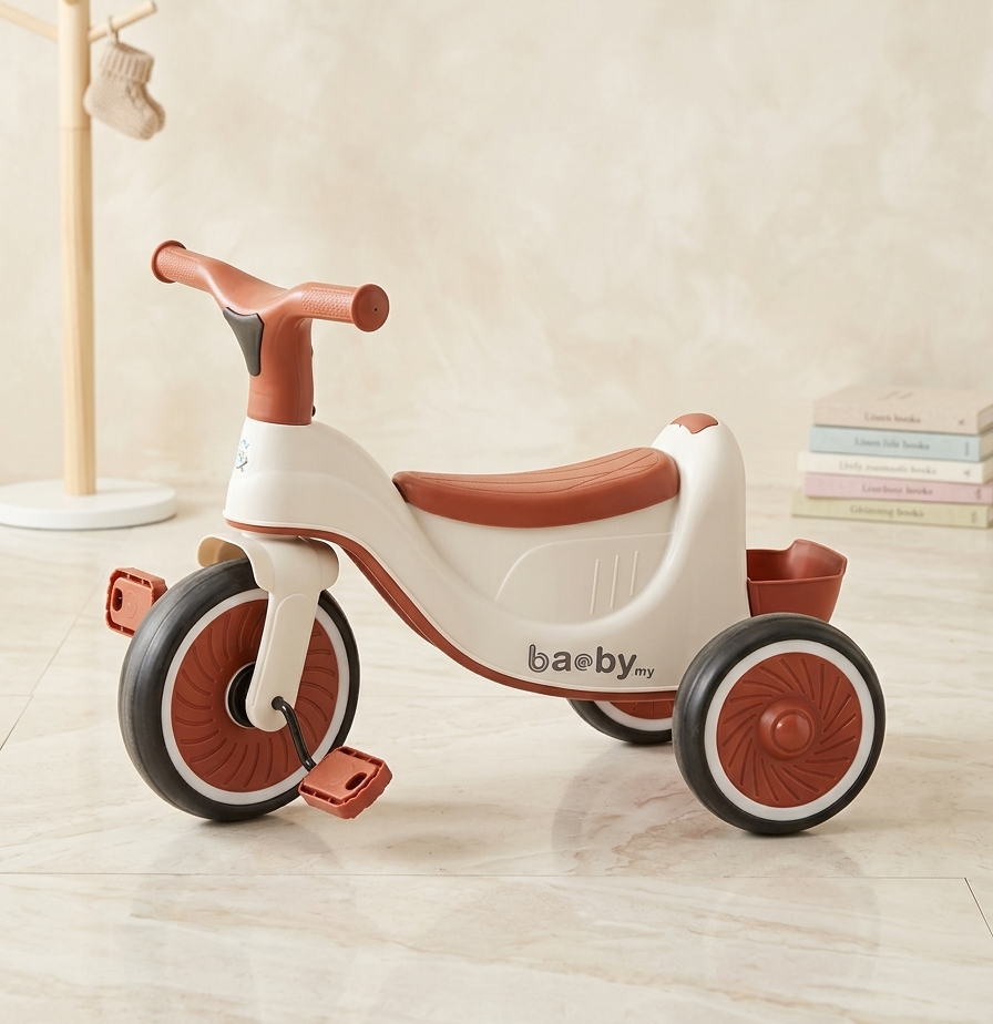 Premium Toddler Tricycle – Ergonomic First Ride-On Bike for Kids