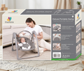 Mastela Deluxe Portable Baby Swing – Automatic Infant Rocker with Melodies and Compact Fold Frame