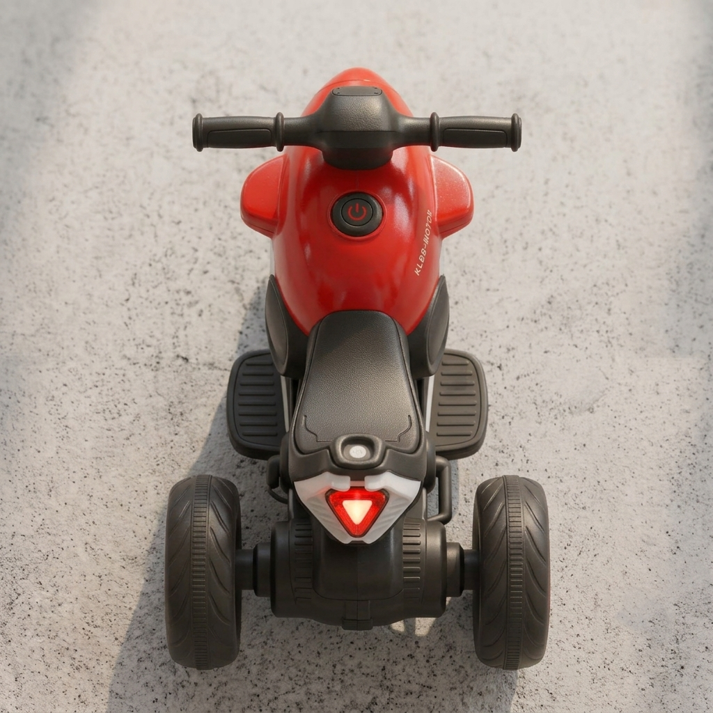 AeroRide 3-Wheel Kids Tricycle – Toddler Ride-On Toy Motorcycle Airplane Hybrid (Red)