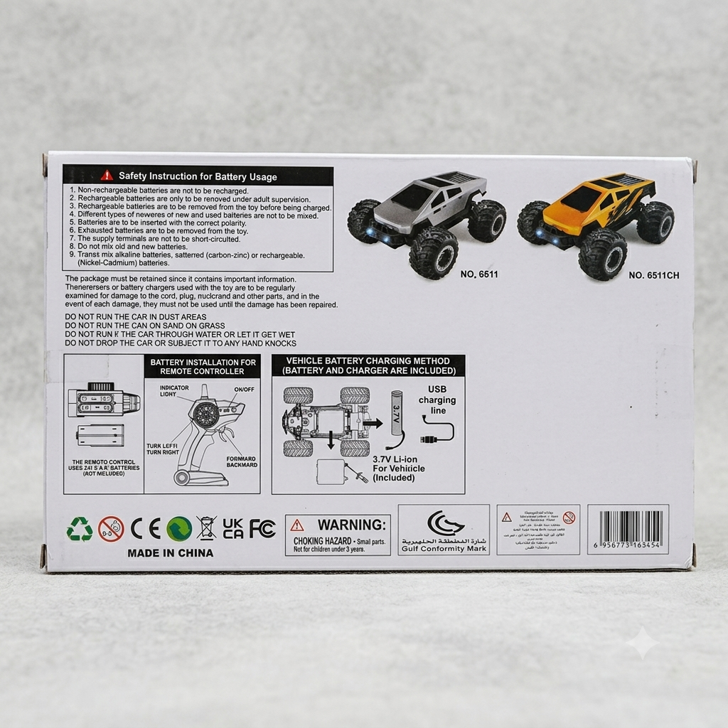 Rock Climber Cross Country – 1:18 Scale RC Monster Truck