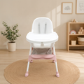 JoyRide 2-in-1 Toddler Highchair – Modern Plastic Feeding Chair with Storage Basket
