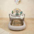 AZ Baby Dinosaur Pals 2-in-1 Baby Walker &amp; Interactive Activity Center (Soft Taupe)