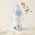 Minitree Anti-Colic Baby Feeding Bottle with Easy-Grip Handles (Blue, 300ml)