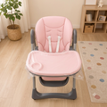 SweetPea Deluxe Cushioned Baby High Chair - Blush Pink