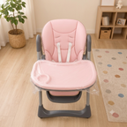 SweetPea Deluxe Cushioned Baby High Chair - Blush Pink