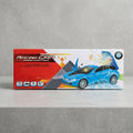 5D Light-Up RC Sports Car with Music &amp; Opening Doors – Blue Remote Control Toy Car
