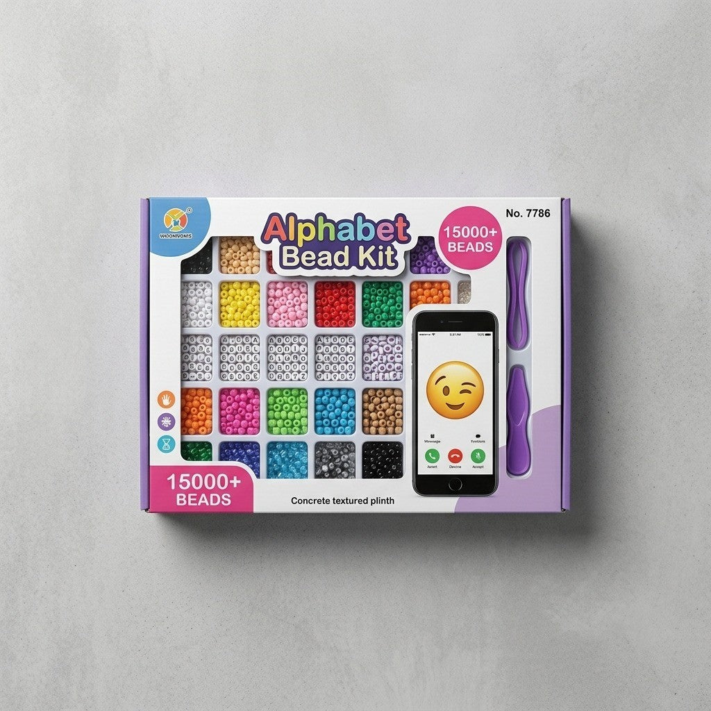 Ultimate Alphabet Bead Kit (15000+ Pieces) – Mega DIY Friendship Bracelet Making &amp; Jewelry Craft Set