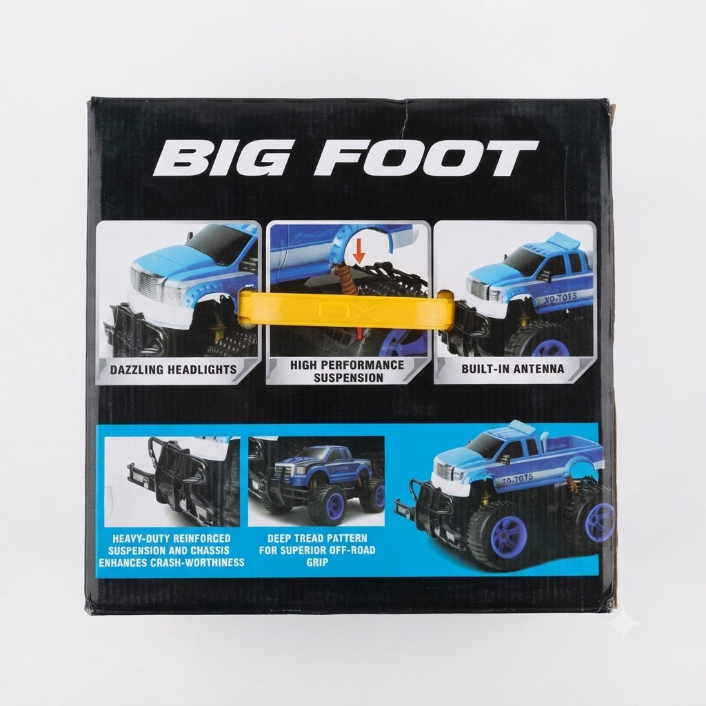 1:10 Scale X-Max Big Foot Remote Control Monster Truck – 2.4GHz Off-Road RC Toy
