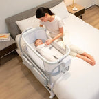 Mastela Deluxe 3-in-1 Bassinet – Convertible Bedside Sleeper, Standalone Baby Cradle, and Portable Travel Cot