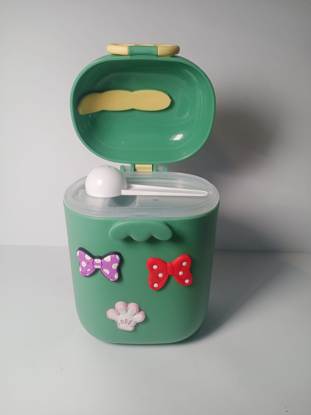 Dino-Pal Portable Kids Snack Container – Leakproof Formula &amp; Food Storage Box with Cute Charms
