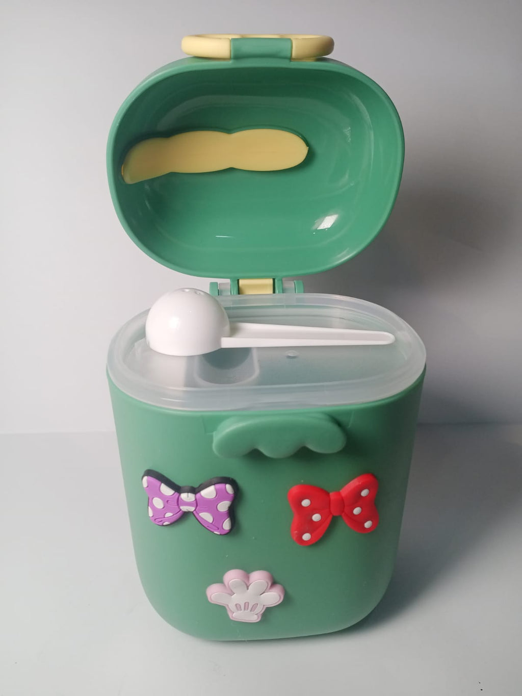 Dino-Pal Portable Kids Snack Container – Leakproof Formula &amp; Food Storage Box with Cute Charms