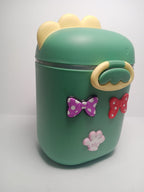 Dino-Pal Portable Kids Snack Container – Leakproof Formula &amp; Food Storage Box with Cute Charms