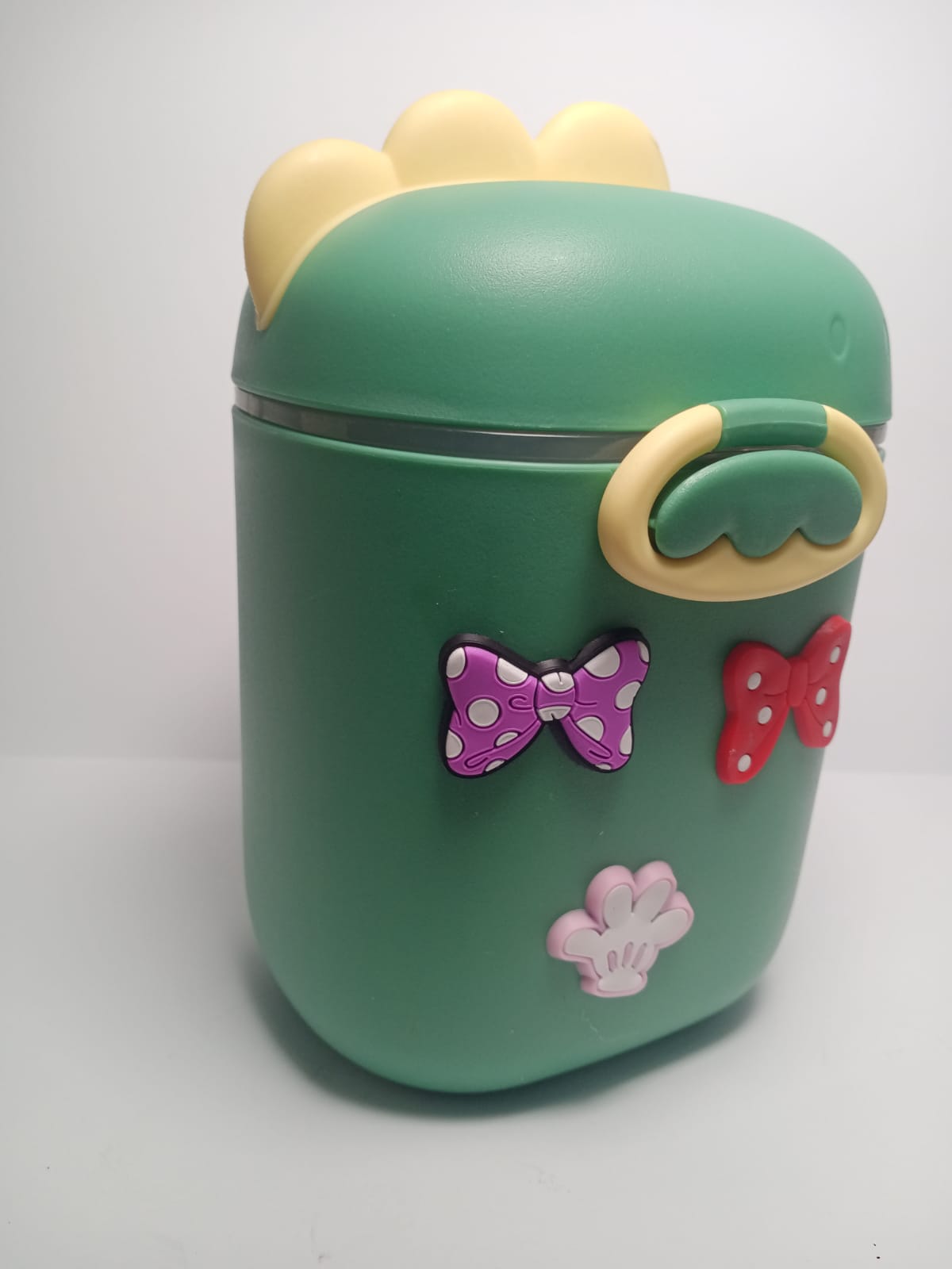Dino-Pal Portable Kids Snack Container – Leakproof Formula &amp; Food Storage Box with Cute Charms