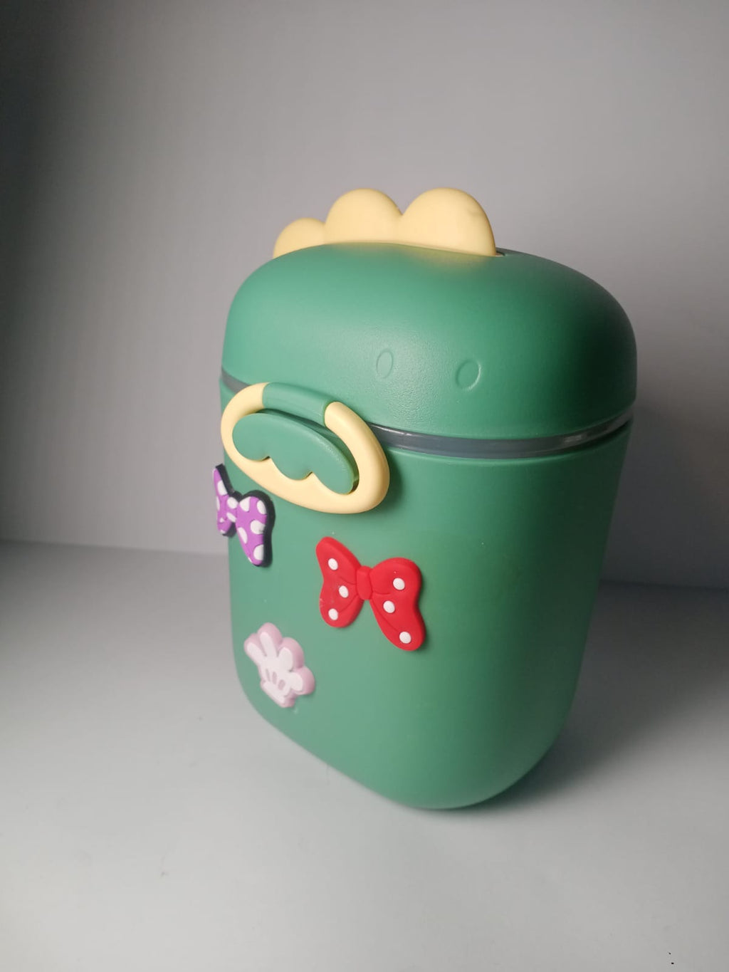 Dino-Pal Portable Kids Snack Container – Leakproof Formula &amp; Food Storage Box with Cute Charms