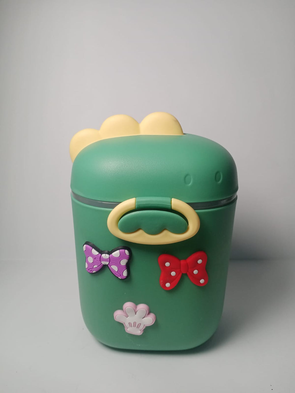 Dino-Pal Portable Kids Snack Container – Leakproof Formula &amp; Food Storage Box with Cute Charms
