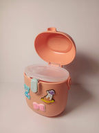 Cosmo-Bear Portable Kids Snack Box – Leakproof Baby Formula Case with Swivel Handle