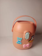 Cosmo-Bear Portable Kids Snack Box – Leakproof Baby Formula Case with Swivel Handle